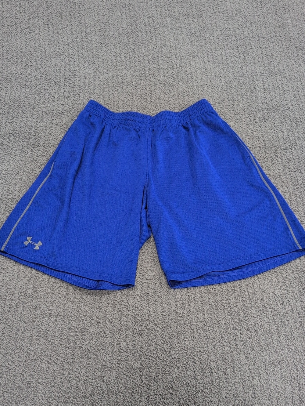 Under Armour Men's Blue Loose Heat Gear Mesh Athletic Shorts